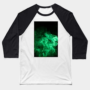 Colorful Smoke Pattern Baseball T-Shirt